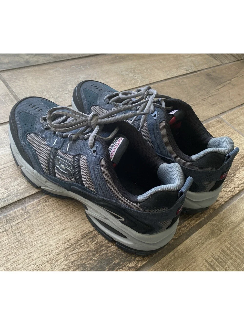 Skechers Mens Vigor 2.0 Trail 51241 NVGY Mens Size 8.5 US Casual Shoes Sneakers